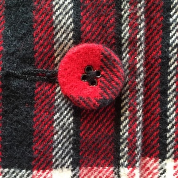 Cooperative PLAID Cape by Urban Outfitters SIZE XS - Picture 9 of 11